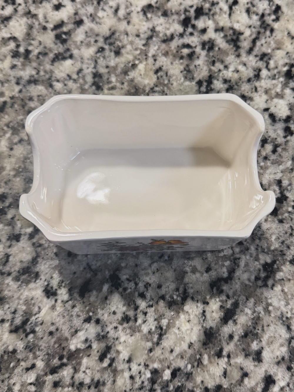White Ceramic Bath Accessory Tray